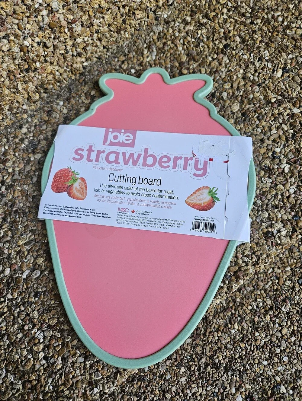 Strawberry Shaped Cutting Board.